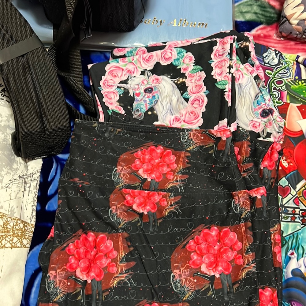 Leggings range from $12 to $25 size os 2-16 tc 16-20 tc2 20-26